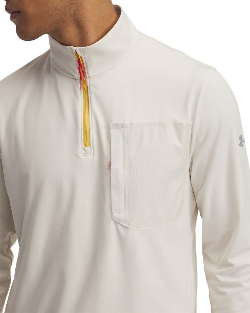 Блуза с дълъг ръкав Мъже TRAIL RUN QUARTER ZIP Under Armour 