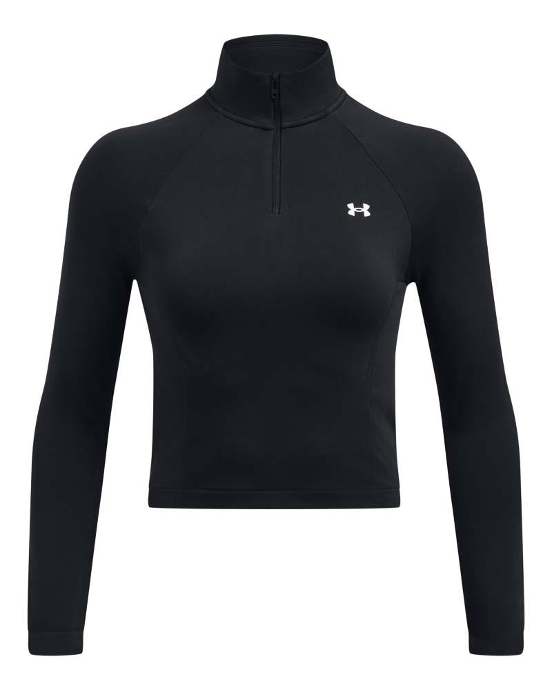 Блуза с дълъг ръкав Жени VANISH SEAMLESS 1/4 ZIP CROP Under Armour 