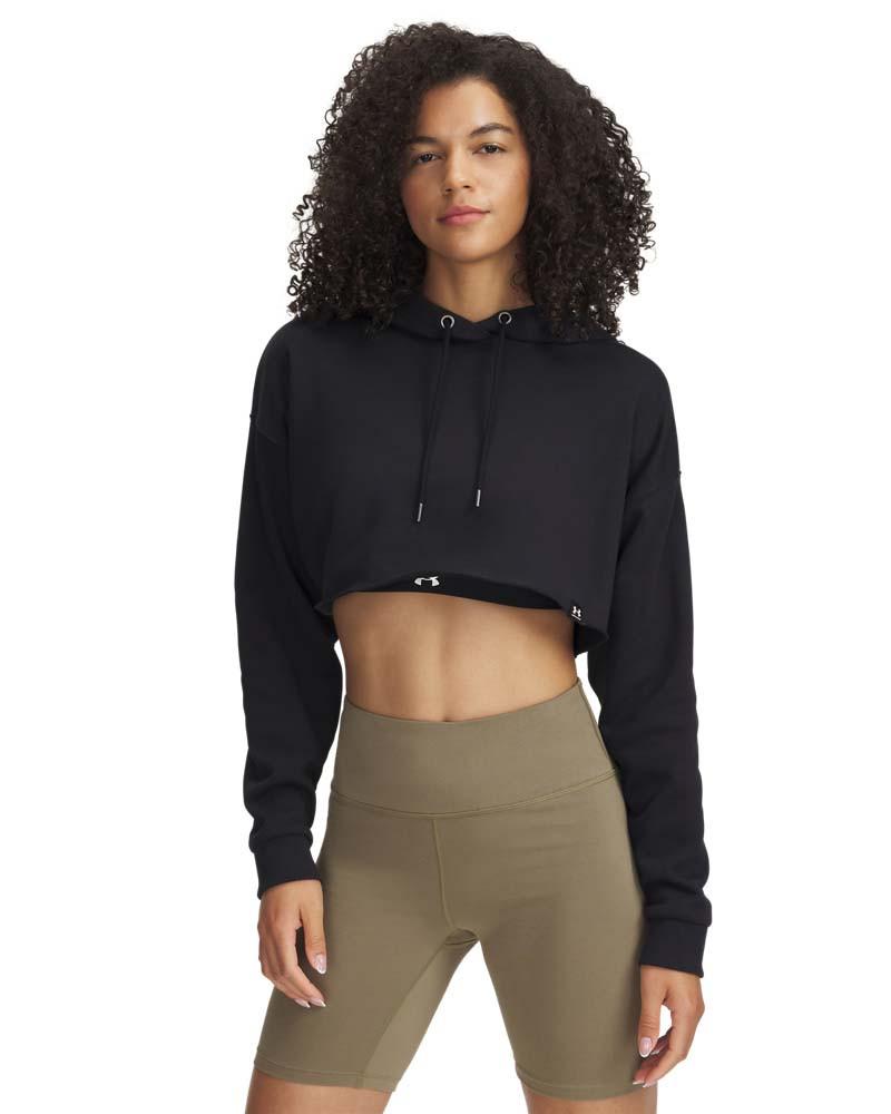 Суитчър Жени ICON TERRY CROP HOODIE Under Armour 