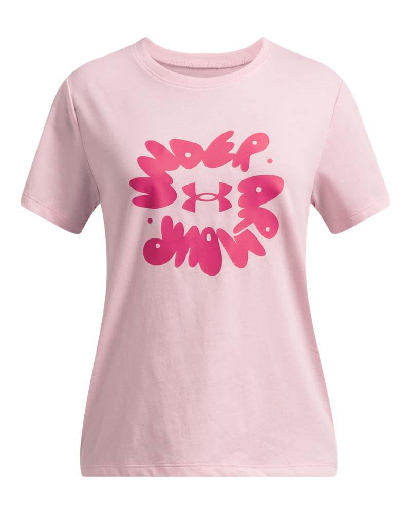Тениска Момичета BUBBLE WORDMARK SS Under Armour 