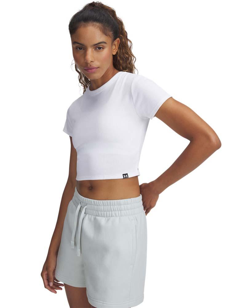Тениска Жени RIVAL RIB BABY TEE Under Armour 