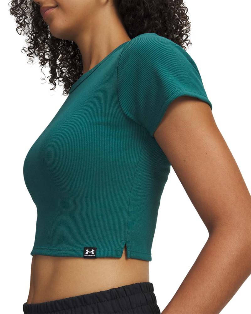 Тениска Жени RIVAL RIB BABY TEE Under Armour 