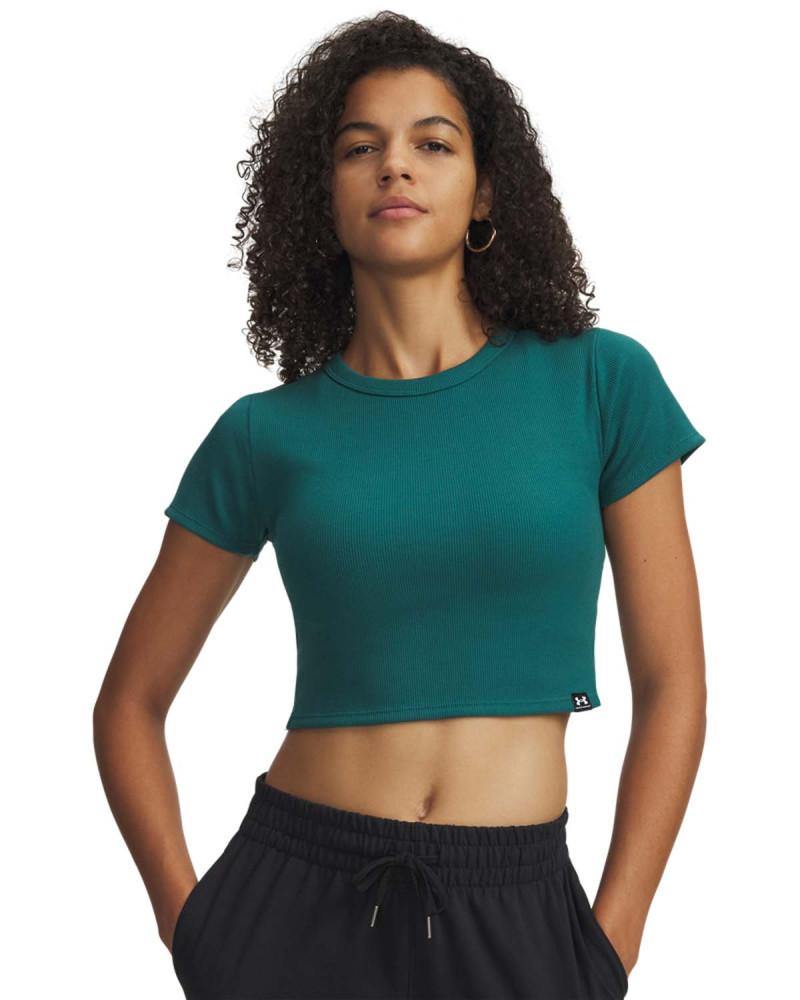 Тениска Жени RIVAL RIB BABY TEE Under Armour 