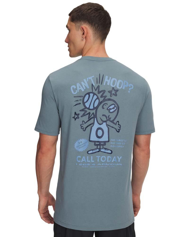 Тениска Мъже 60/40S CAN T HOOP SS Under Armour 
