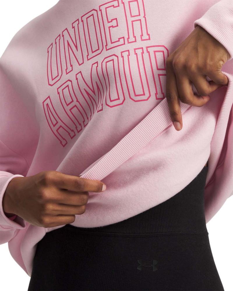 Блуза с дълъг ръкав Жени RIVAL FLC OS VARSITY CREW Under Armour 