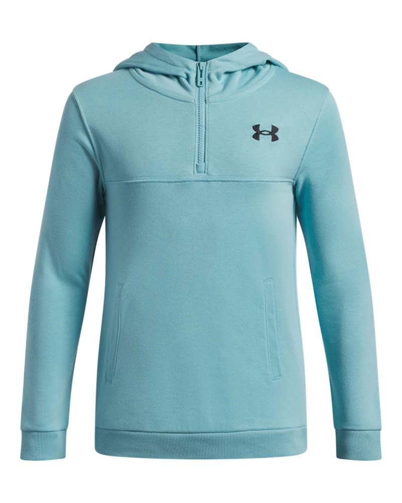 Суитчър Момчета RIVAL LW 1/4 ZIP HOODIE Under Armour 
