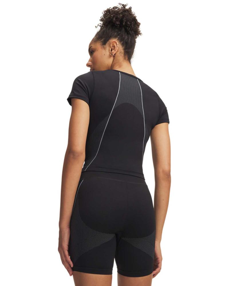 Тениска Жени VANISH SEAMLESS CROP ZIP SS Under Armour 