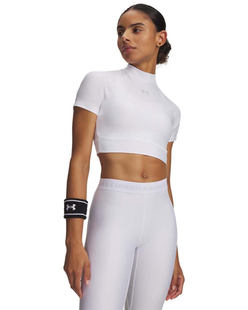 Тениска Жени HEATGEAR CROP MOCK SS Under Armour 