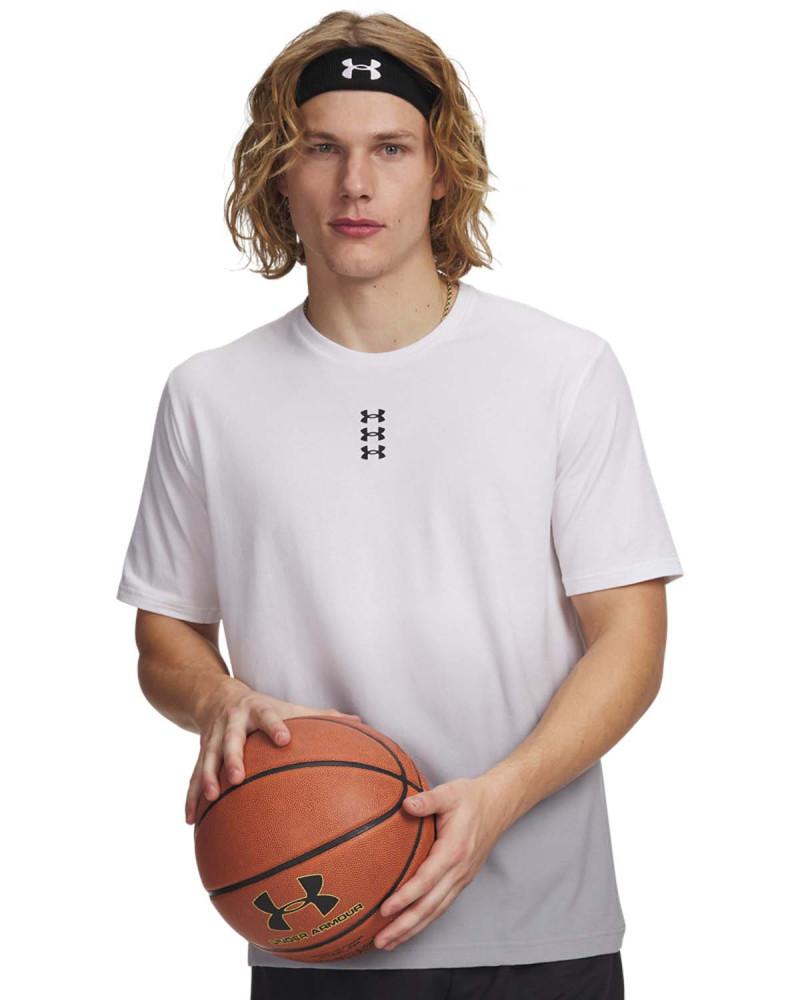 Тениска Мъже HOOPS TRIPLE LOGO SS Under Armour 