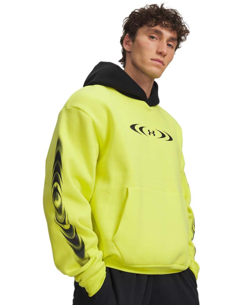 UA ICON FLEECE GRAPHIC HD Суичър с качулка 